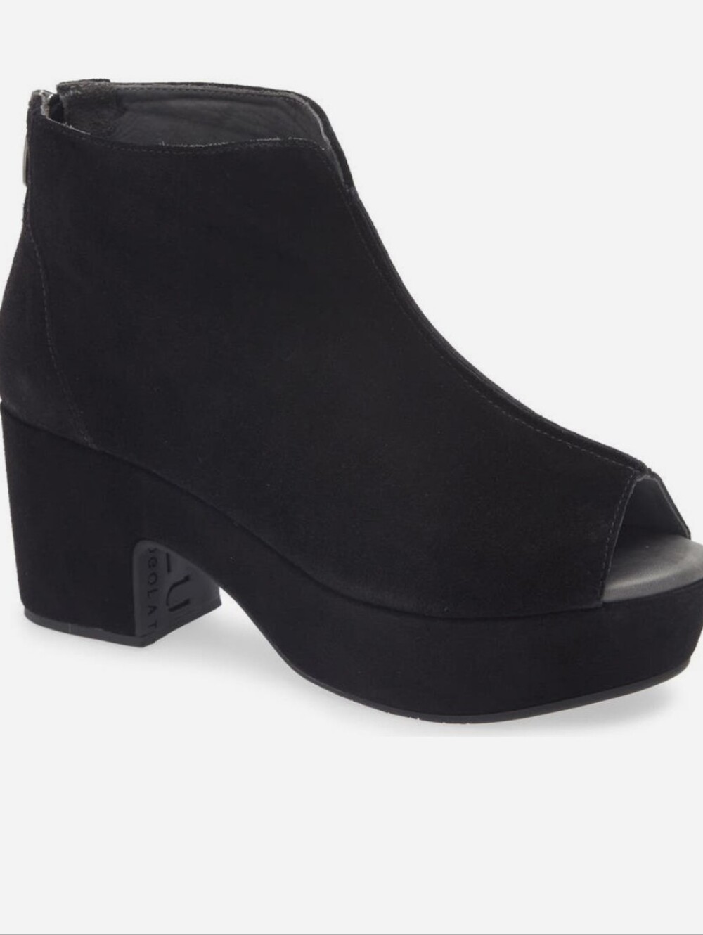 Chocolat Blu Gabe Open Toe Platform Bootie...Size 10